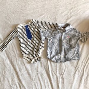 2 9 month long sleeve shirts for the holidays